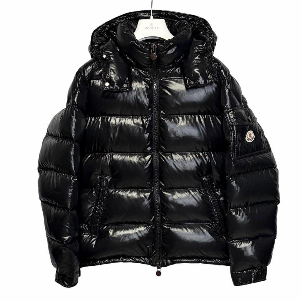 Used MONCLER MAYADown jacket black/black Nylon mens