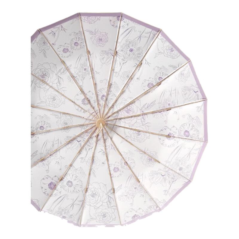 Huawensen 16-Rib UV Protection Folding Umbrella