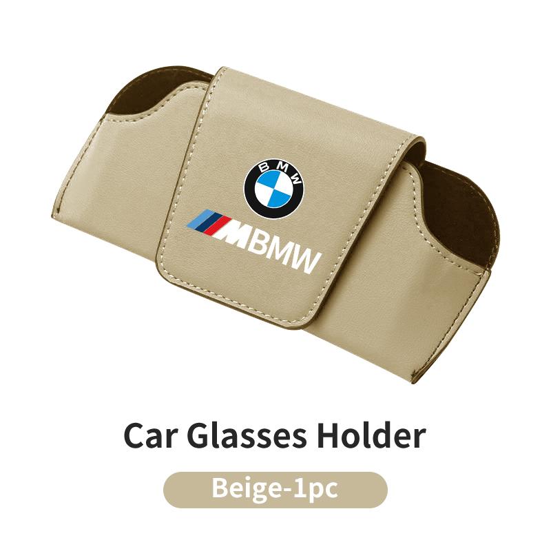 BAGF7 2026 Car Sticker Car Sun Visor Glasses Clip Sunglasses Protective Box Storage Case For BMW E46 E90 E60 F30 F10 E39 E36 F20 E87 E