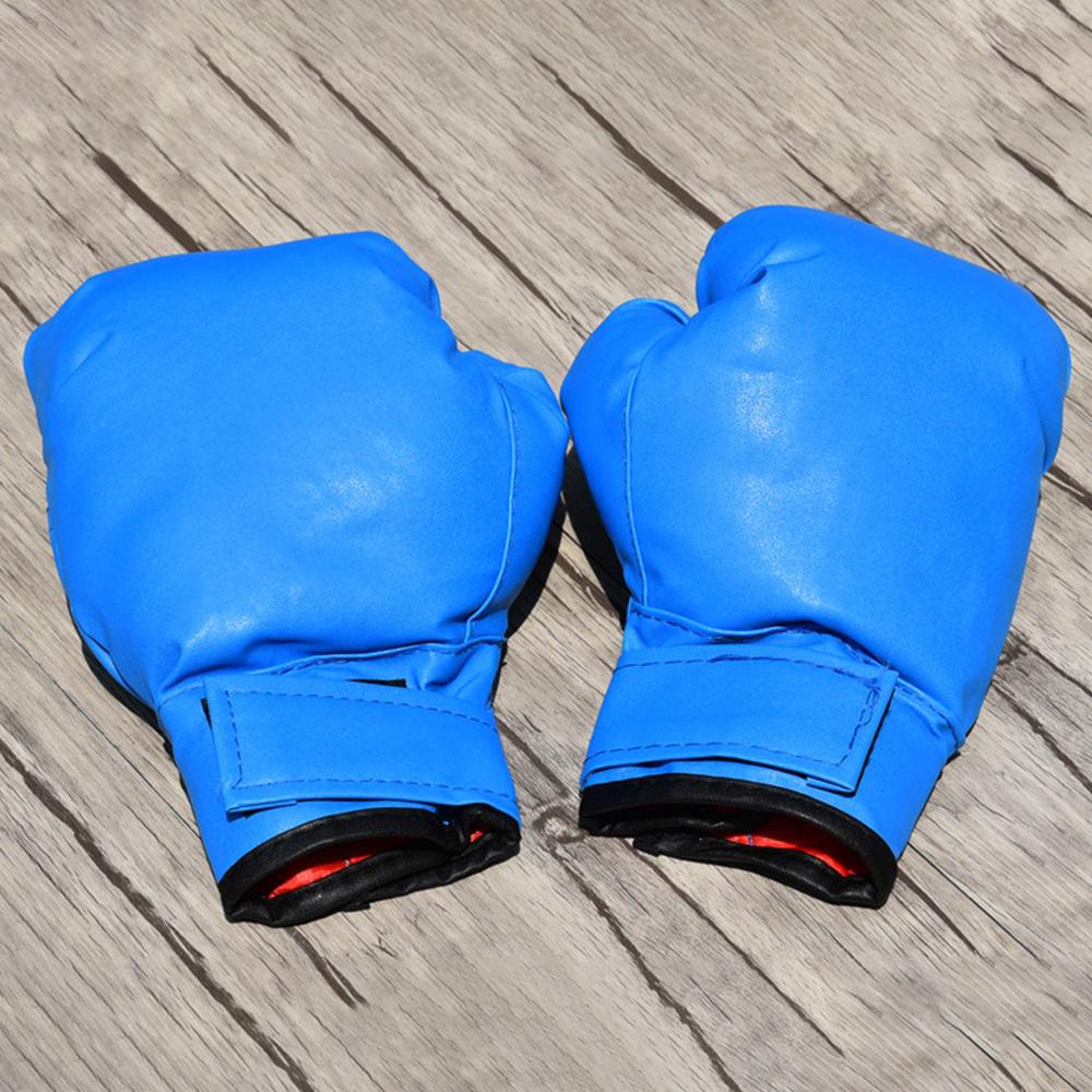 Dětské boxerské rukavice Juniorské tréninkové rukavice z PU kůže Sparingové rukavice pro boxovací pytel Kickbox