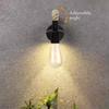 Solid Wood Vintage Industrial E27led Wall Light Retro Classic Hemp Rope Decor Indoor Light for Bar Restaurant Bedroom Corridor