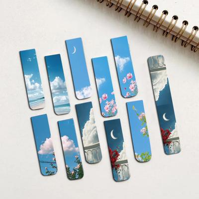 5 Stück Heaven Cloud Magnetische Lesezeichen Harajuku Mode Bibliothek Für Seiten Bücher Für Seiten Leser Café Zimmer Magnetische Lesezeichen
