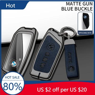Nueva Funda Protectora de Aleación de Zinc para Llave de Coche Para BMW G30 G32 G60 G11 G70 G05 G18 G65 G07 G67 X5 X7 Serie 5 6 7 Carcasa Cubierta de Llave Ac