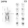 Nano 9 12 24 36 42 Pin Dr Pen N2 M5 M7 E30 Derma Pen Needle Cartridges Microneedling Machine Bayonet Replace Stamp