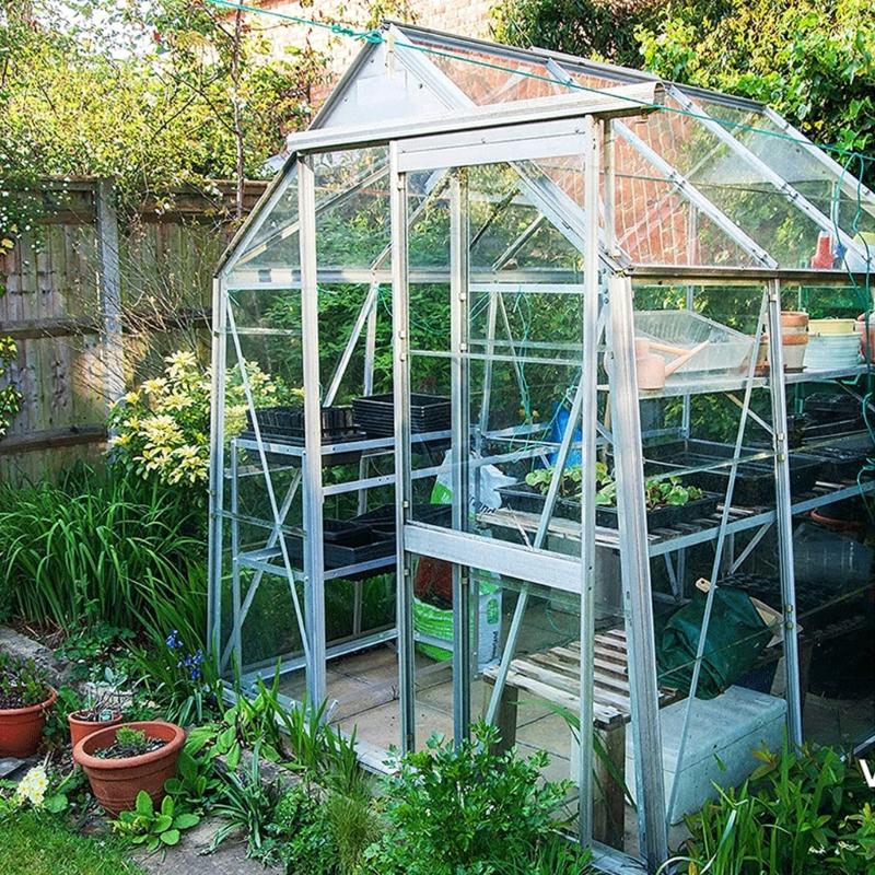 100 Stuks Heavy Duty Roestbestendige Kas Bevestigingsclips 1,2 mm Dikte Ideaal Voor Stabiliteit Glazen Paneel