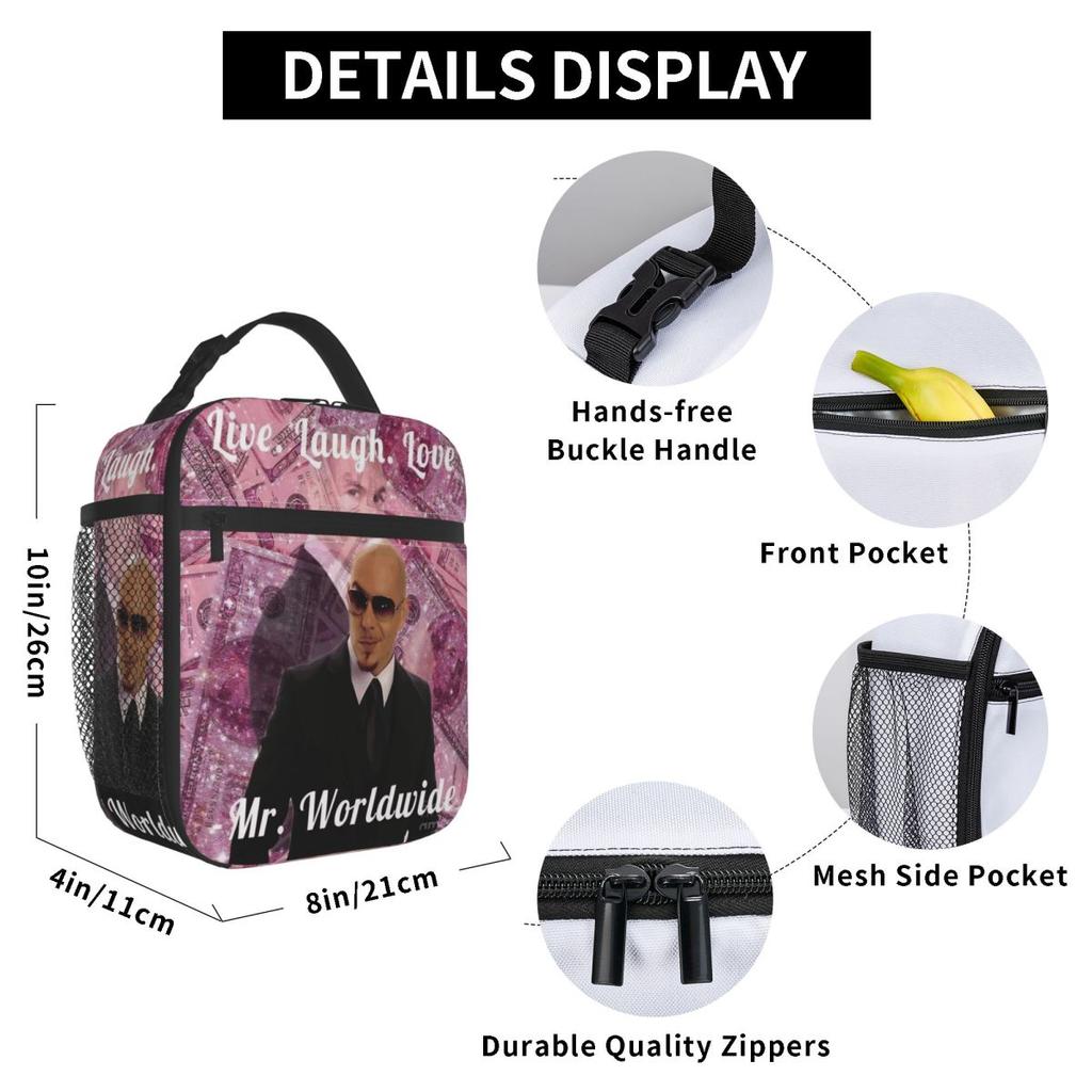 Coat of Arms Eritrea Lunch Box For Child Eritrea Flag Print Lunch Box Aesthetic School Cooler Carrier Lightweight Zip Lunch Bags