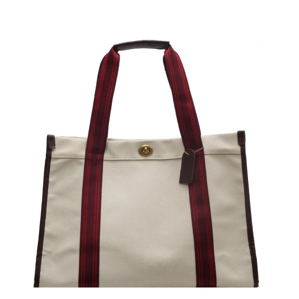 Large Capacity Casual Canvas Bag Women'S Niche Commuter Shoulder Bag High Sense Simple Versatile Portable Messenger Bag