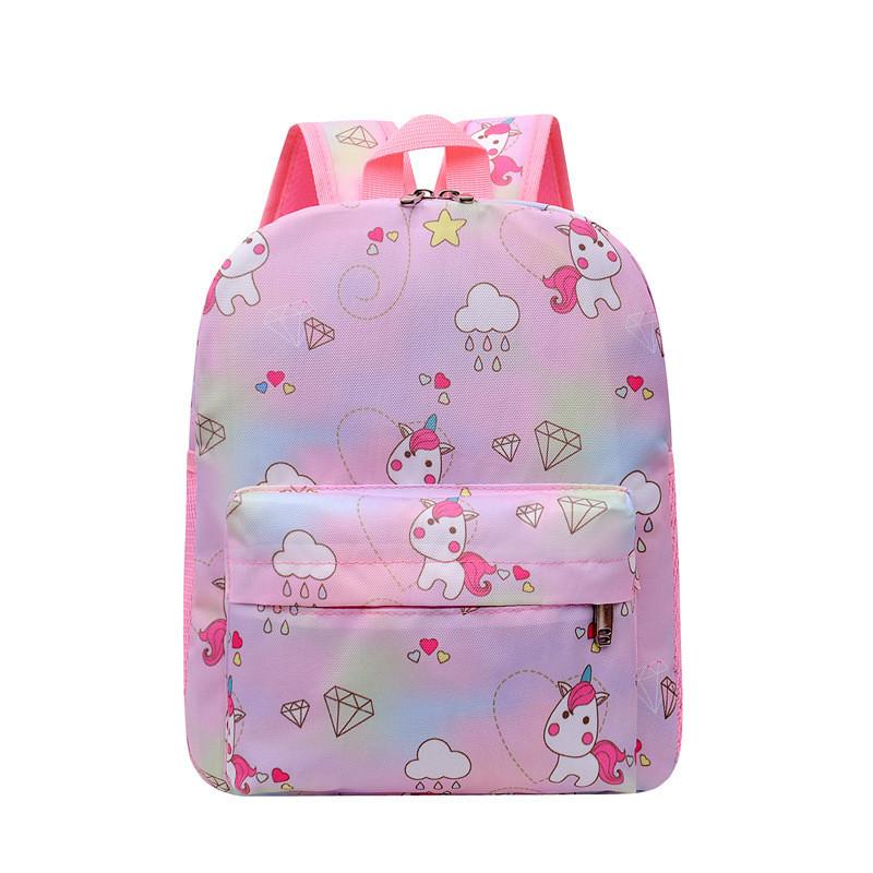 Adorable Cartoon Kindergarten Backpack For Girls Aged 3-6 Lightweight Durable Nylon