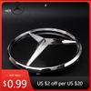 Hot Car Sticker Newest 3D Front Grill Star Emblem For Mercedes Benz GLE-Class W166 2016-2019 GLE350 GLE350d GLE400 GLE450 GLE500