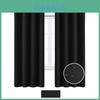 Nordics Full Blackout Solid Color Curtain With Polyester Fabric For Living Room And Bedroom Windows