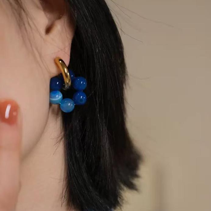Trendige Bunte Quastenohrringe für Damen: Leichtes Luxus-Nischendesign