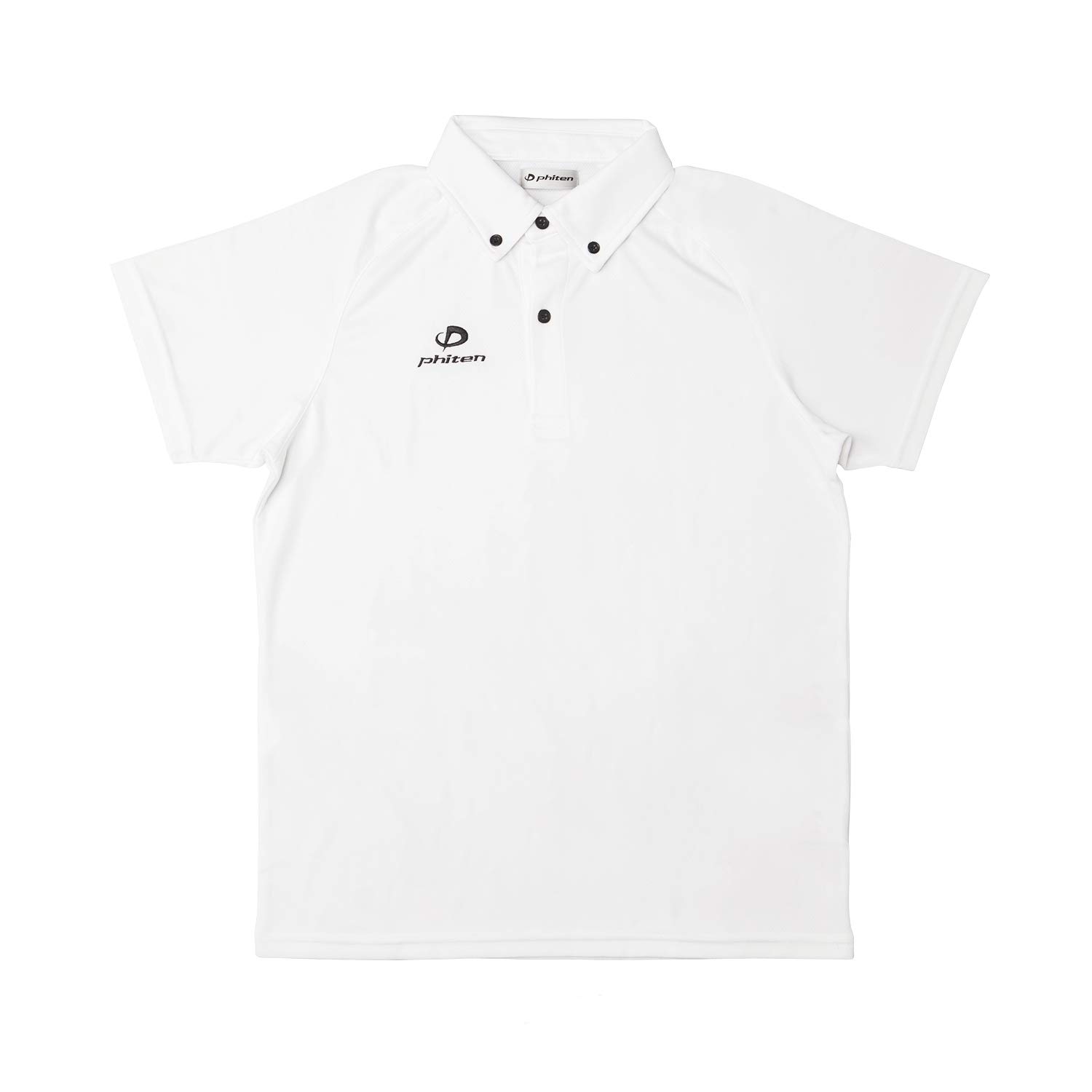 

Phiten Light White Polo Shirt, Size M