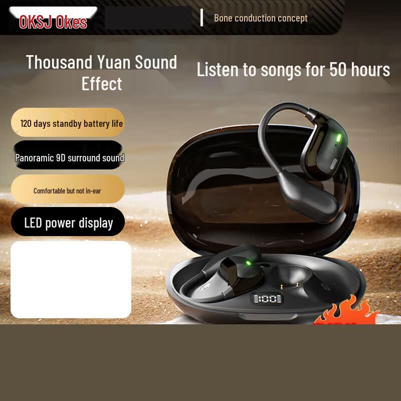 

OKSJ JM15 50H Open-Ear Sport Ear-Hook Bluetooth Headset