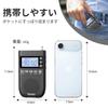 J-618 Portable Radio with Wireless Earphone Connectivity, Compact Size, High Sensitivity, Bluetooth, Transmit/Receive Function, AM/FM Radio Station Ma
