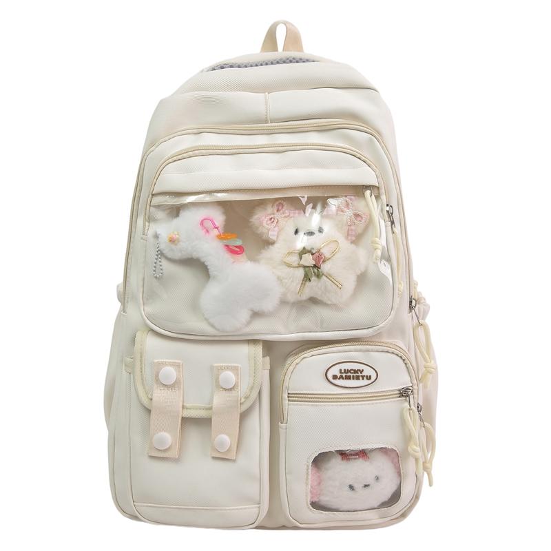 College Style Schoolbag Junior High School Students Lightweight Backpack Commuter Large Capacity Backpack