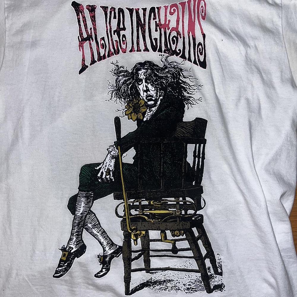 Alice In Chains White T-Shirt Cotton Full Size Unisex S-5XL Unisex T-Shirt XXXXL