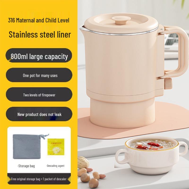 Mini Folding Portable Electric Kettle | Travel Outdoor Telescopic Water Bottle
