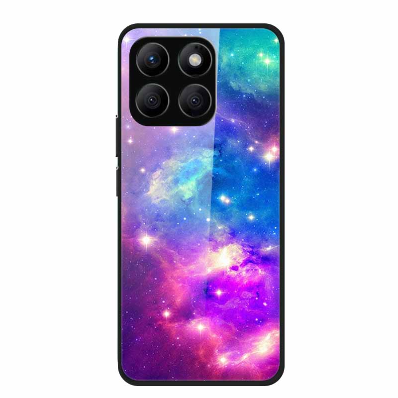 Glass Hard Back Cover For Honor X8C X8B X8 4G 5G Honor 400 Smart Phone Case Soft TPU Bumper Tempered Glass Case Coque Funda Capa