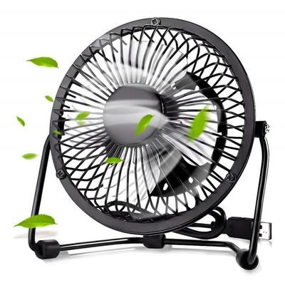 Mini USB-Ventilator - solawill - Leise 360-Grad-Rotation - Schwarz - 45 dB
