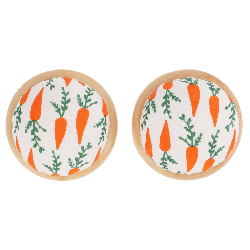 2 Buc. Pernă Ace de Cusut Bază Lemn Mâini Libere Portabilă Ușoară Design Model Drăguț Pernă Ace