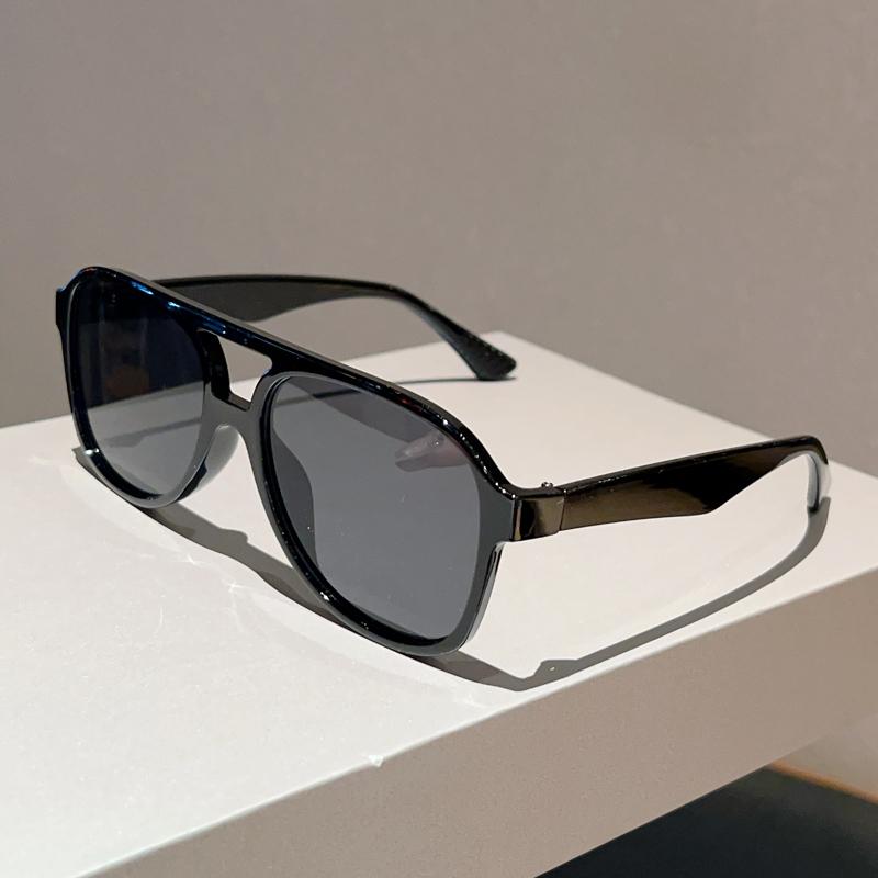 KAMMPT Vintage Pilot Sunglasses 2026 New Fashion Double Bridge Outdoor Casual Shades Men Women Trendy Brand Decor Sun Glasses