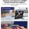 Slide Lens Funda for Samsung Galaxy Z Fold 7 Armor Case for Samsung Z Fold 7 6 5 4 Case Rotate Magnetic Ring Stand Holder Cover
