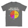 Pickleball Why I Lost At Pickleball Funny Reasons Pie Unisex T Shirts  Novelty Tee Shirt Short Sleeve Crew Neck TShirt Clothing
