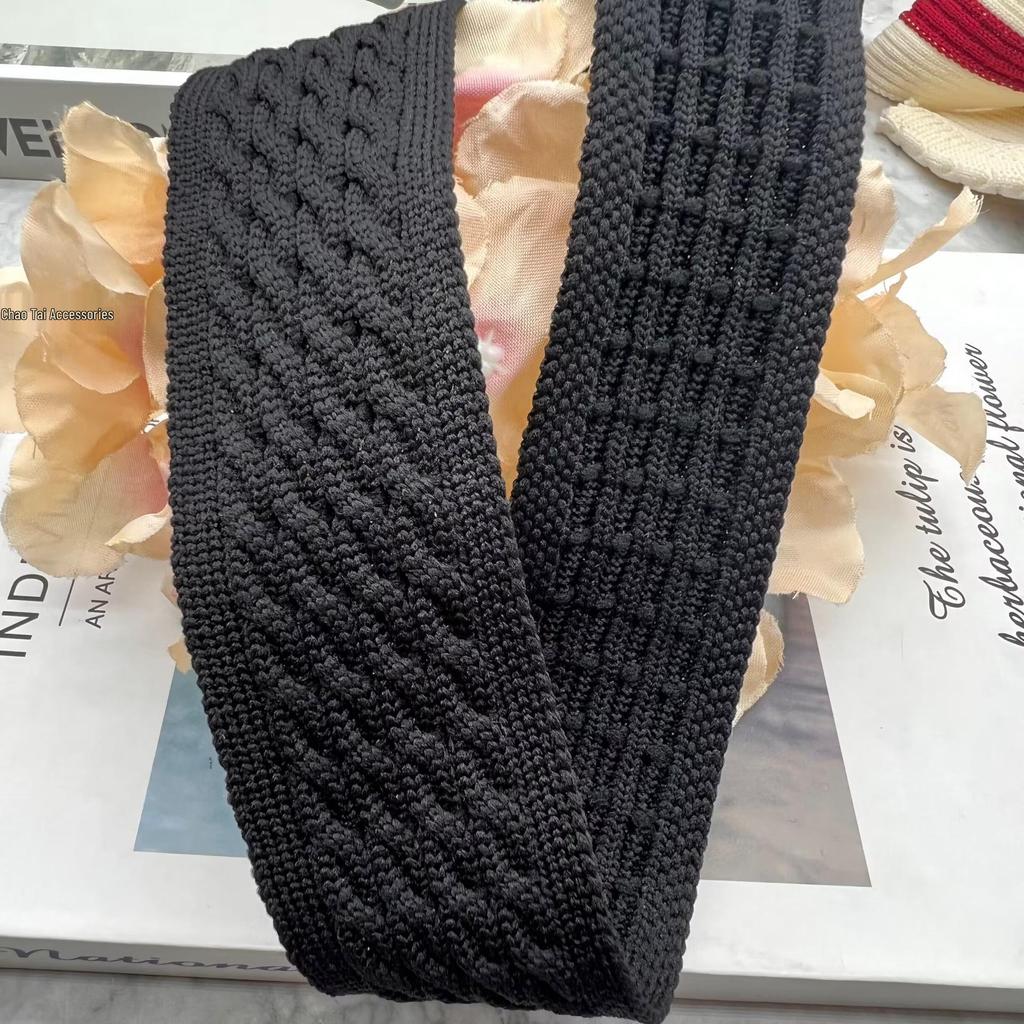 Soft, Elastic Knitted Tape with Widened Stripe for Clothing Accents and Decoration