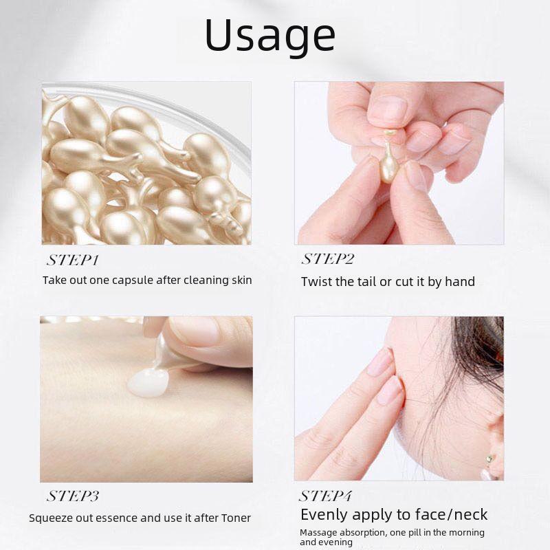 Qian Yaqian Collagen Beauty Cream with Sheep Placenta Essence Capsules