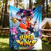 1pc Super Wings Maximum Speed Outdoor Blanket Lightweight Flannel, Soft & Warm, All Season Use for Sofa, Outdoor, Camping, Living Room, Office, Chair