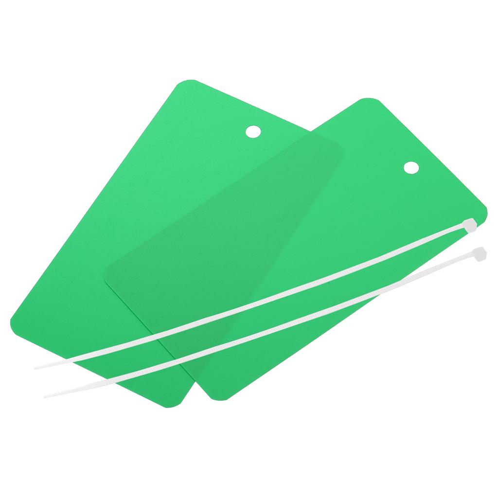 50pcs 3.2x5 Inch Waterproof Wires Plastic Shipping Tags for Product Identification Tags Valve Marking Outdoor Tagging