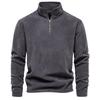 Men’s Stand Collar Half Zip Fleece Pullover
