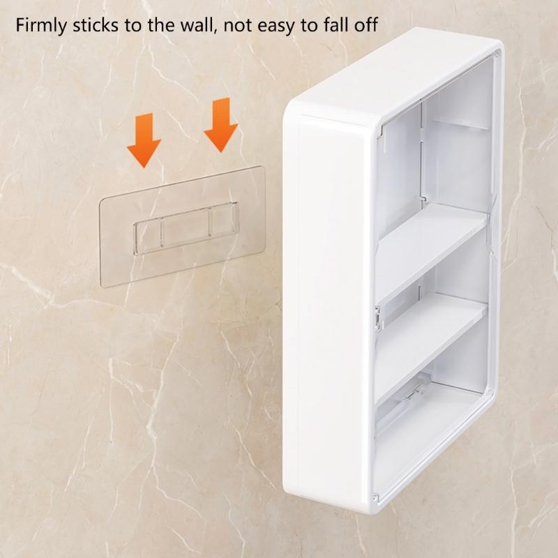 Space Saving Wall Mounted Storage Box Large Capacity Multi Tiers Organiser With Easy Installation For Small Spaces