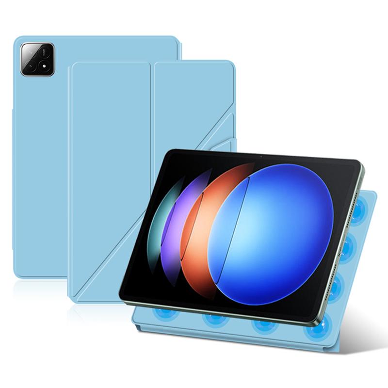 For Xiaomi Pad 6S Pro 12.4 Case Origami Stand PU Leather Flip Tablet Cover