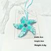 1 Piece Butterfly Applique Patch Hanging Rope Keyring  Starfish Sequin Handmade Beaded Clothing Sew On Patches Pendant