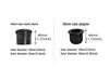 Ricambi Base Ombrellone da Esterno: Tappo per foro con supporto in plastica e tubo di ferro