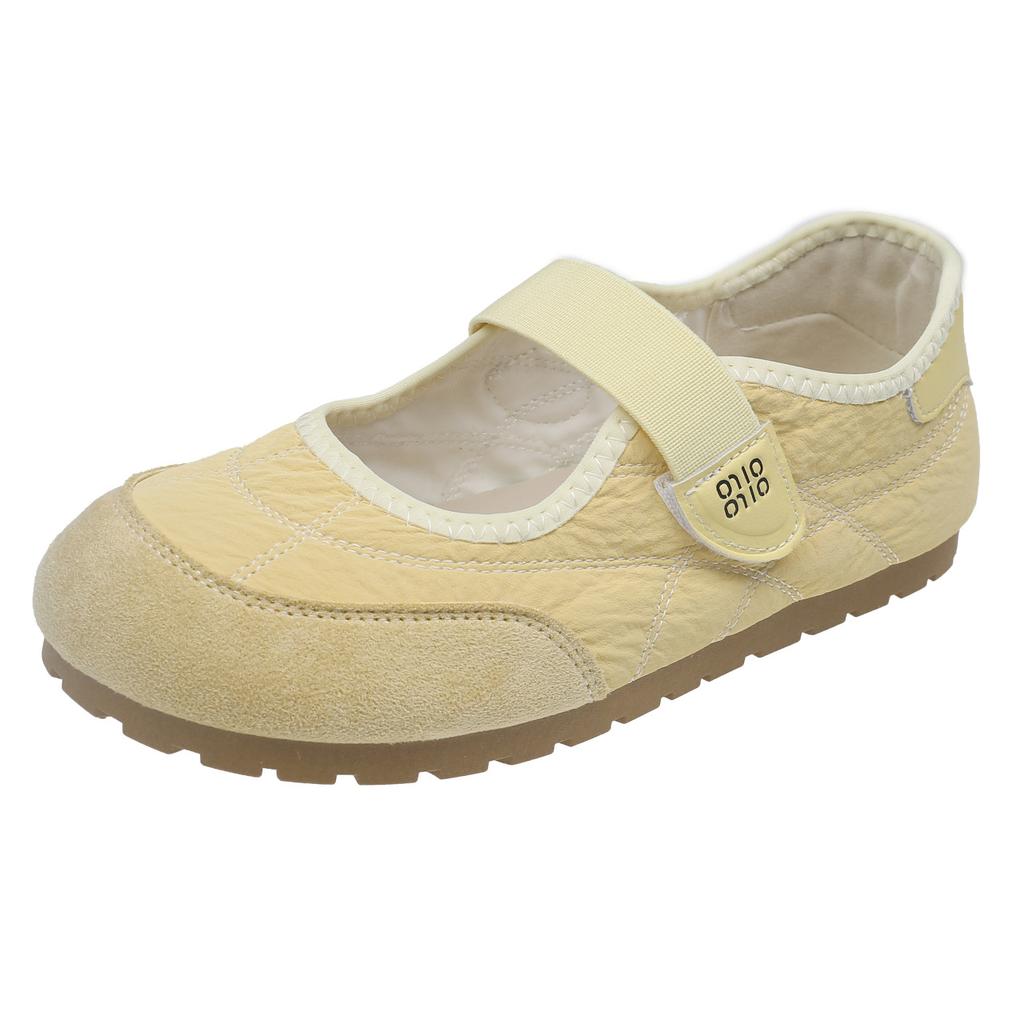 Mary Jane single shoes 2025 new breathable and versatile niche Velcro comfortable and popular retro women's shoes