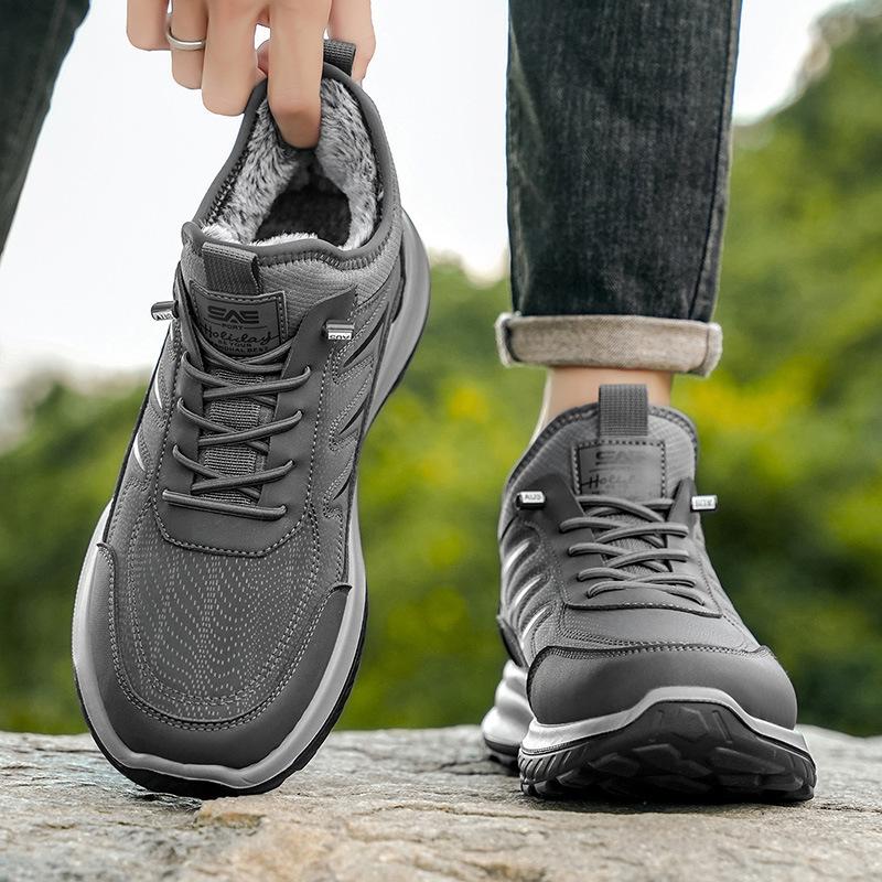 Cotton shoes casual sports shoes winter velvet thickened warm walking shoes new