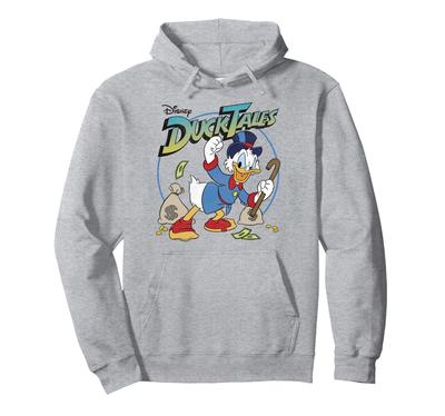 Disney DuckTales Scrooge McDuck Money Bag Logo Hoodie
