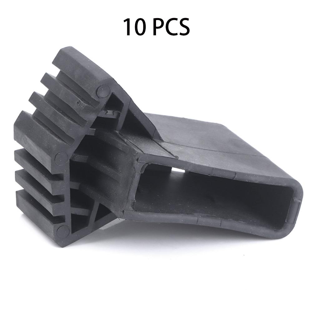 

10 Pcs Extension Ladder Feet Covers Foot Pads Furniture Mat Accessories Ladder Feet Rubber Pads Leg чёрный