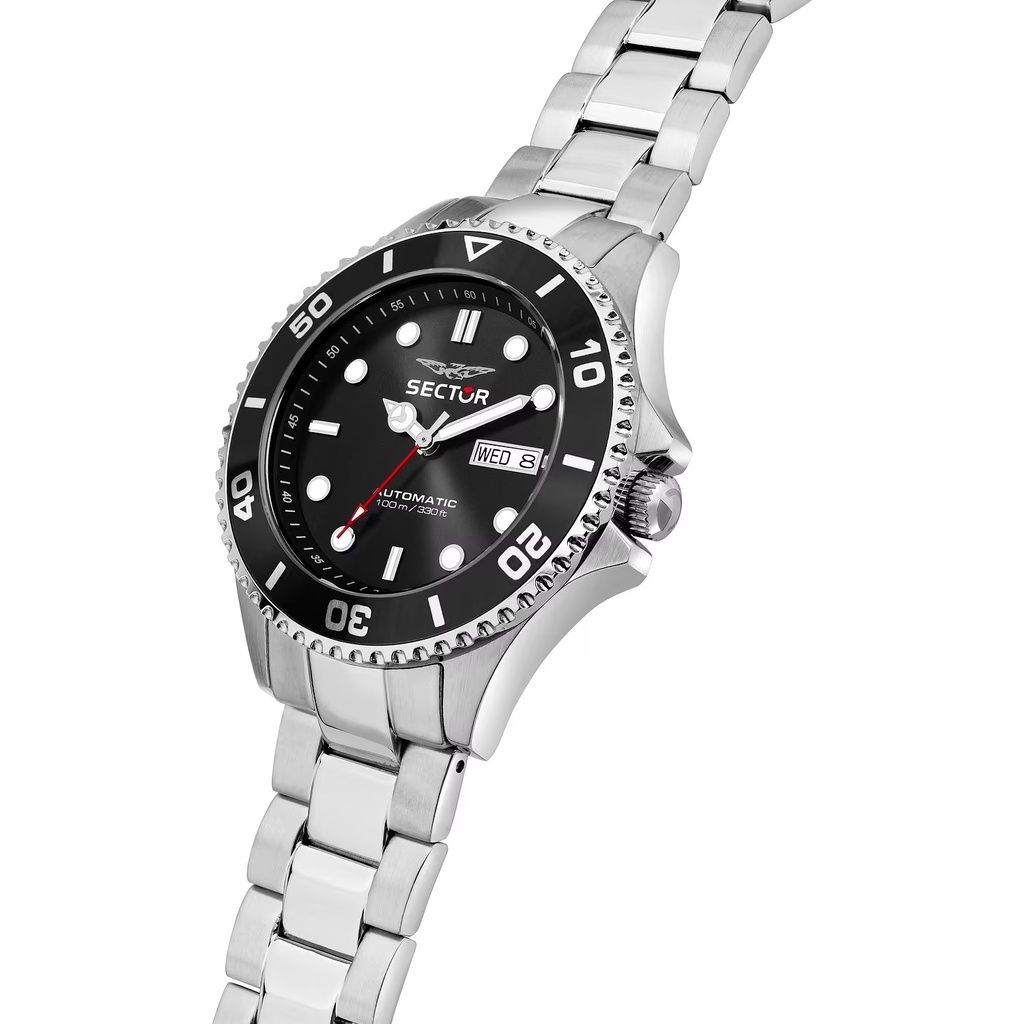 Sector 230 Stainless Steel Black Dial Quartz R3223161021 100M Men's Watch