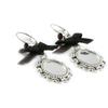 Les Trésors De Lily [H9772] - Designer-Ohrstecker 'Capucines' braun