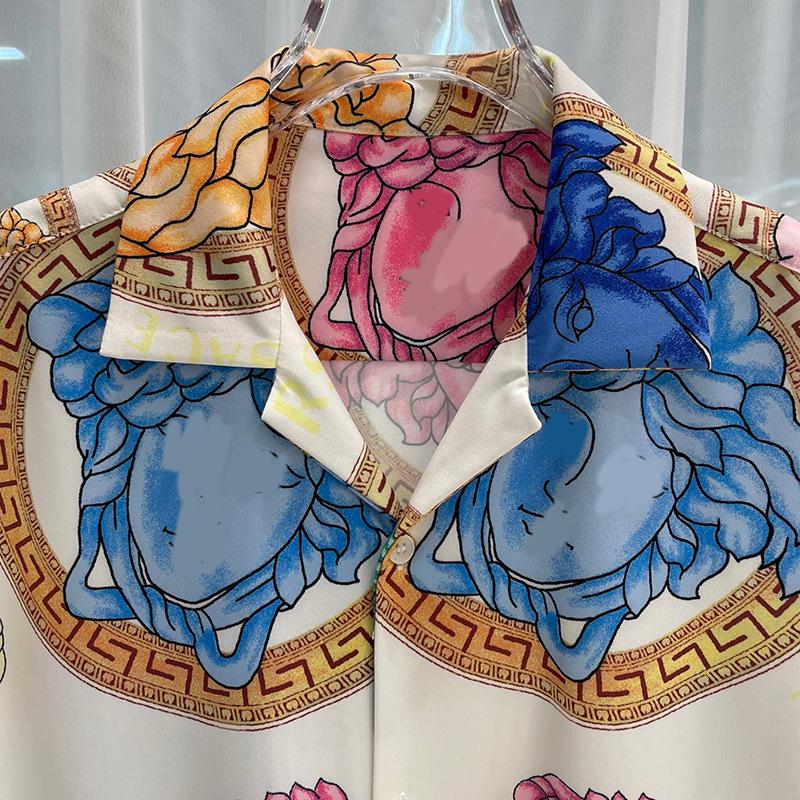 2024 Sommer Digitaldruck Herrenmode Kurzarmhemd