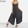 Tuta Lunga Nera Lussuosa da Donna Tuta Sexy Senza Spalline Casual a Righe Larga