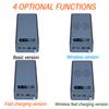 Detachable No‑Welding 16 Cells 18650 Power Bank Kit DIY Mobile Power Supply Shell Wireless Charging Module With LED Light