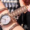 Swobodny Prosty Modny Wodoodporny Stalowy Pasek Kwarcowy Zegarek Damski Modny Zegarek