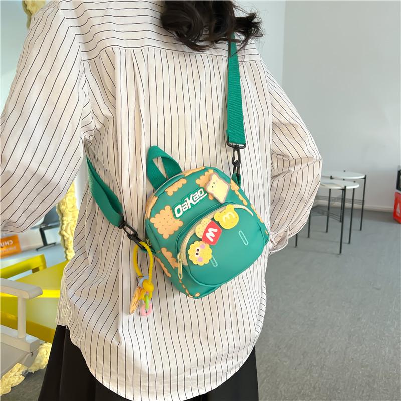 Soft Oxford Fabric Girls Handbag With Color Block Design For Casual Outings