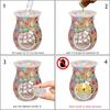 Lyellfe 2 Pack Essential Oil Burner, Fragrance Oil Warmer, Decorative Tealight Candle Holder, Incense Aromatherapy Oil Diffuser, Scented Wax Warmer