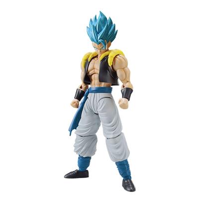 BANDAI SPIRITS Standarta Dragon Ball Super Saiyan Dievs Super Saiyan Gogeta Plastmasas Modelis Figure-rise Krāsām kodēts