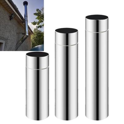 60mm Stainless Steel Stove Pipe Chimney Flue Liner 20/30/40cm Length Straight Chimney Liner Pipe Heater Thicken Exhaust Pipe